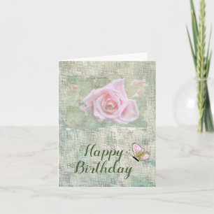 Carte Rose de la pluie
