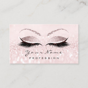 Carte rose de rendez-vous d'extension de mèches d