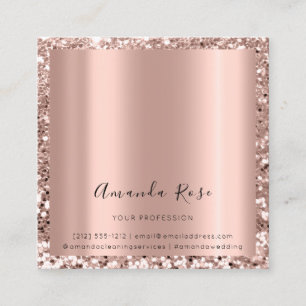 Carte rose de rendez-vous d'or d'événement de