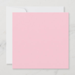 Carte Rose de thé rose couleur unie