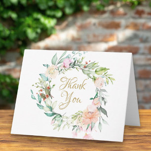 Carte Rose doux Merci Garland été