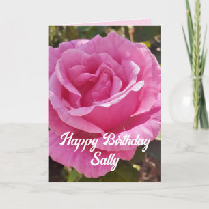 Carte Rose Fleur Rose Fleur Rose Personnalisable