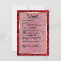 Rose Floral Gold Mariage islamique Détail