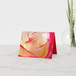 Carte Rose Folded Greeting Card