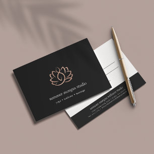 Carte Rose Gold Lotus Massage Spa Gift Certificate