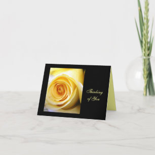 Carte Rose jaune