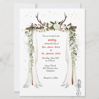 Carte Rose Lumières en bois rustique Verdure Rose blanch