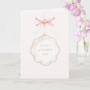 Carte Rose Maman Fête des Mères