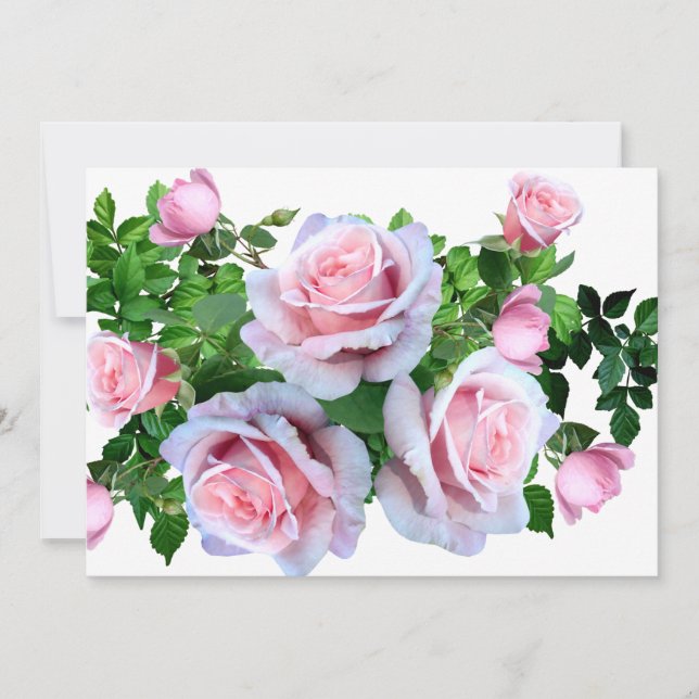 Carte Rose rose (Devant)