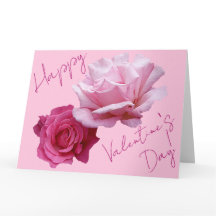 Rose rose florale boho classique Valentine amour t