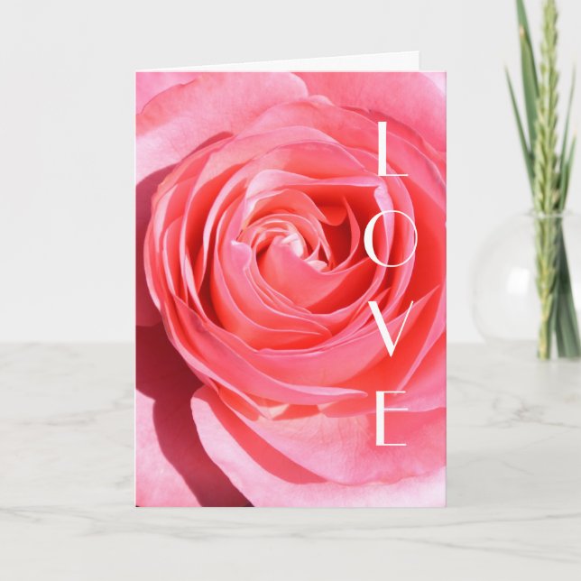 Carte Rose rouge (Devant)