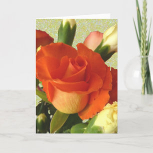 Carte rose 'Sunset'