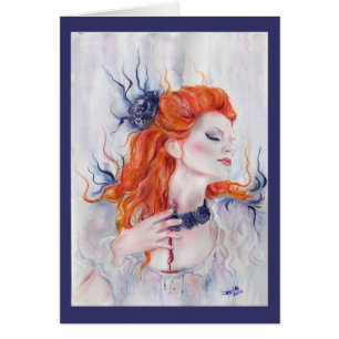 Carte rose Vampire Purple Par Renee L.Lavoie