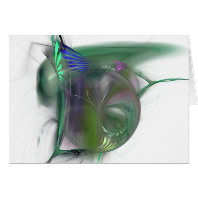 carte rose verte (Devant Horizontal)