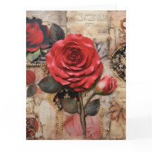 Rose vintage parisien