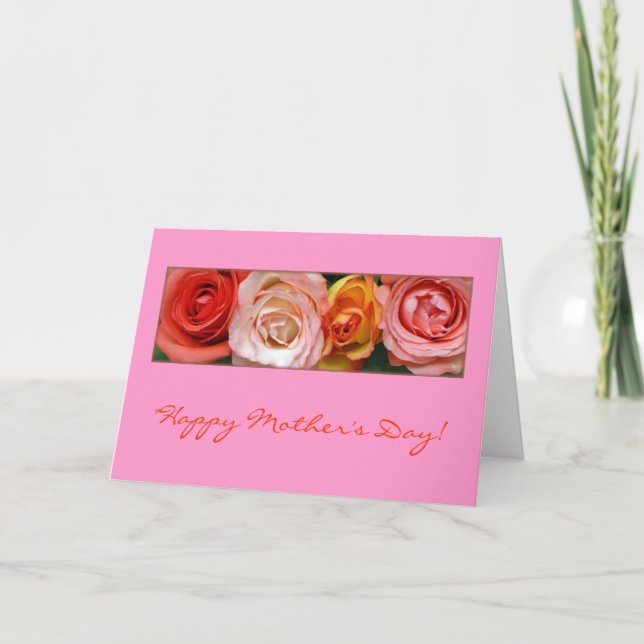 Carte "Roses #1" (Devant)