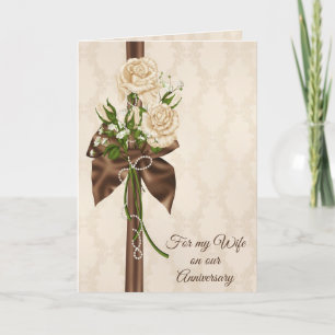 Carte Roses Anniversaires Sur Damask