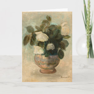 Carte Roses blanches   Tadeusz Makowski