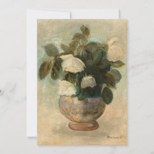 Carte Roses blanches   Tadeusz Makowski