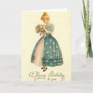Carte Roses de fille d'anniversaire