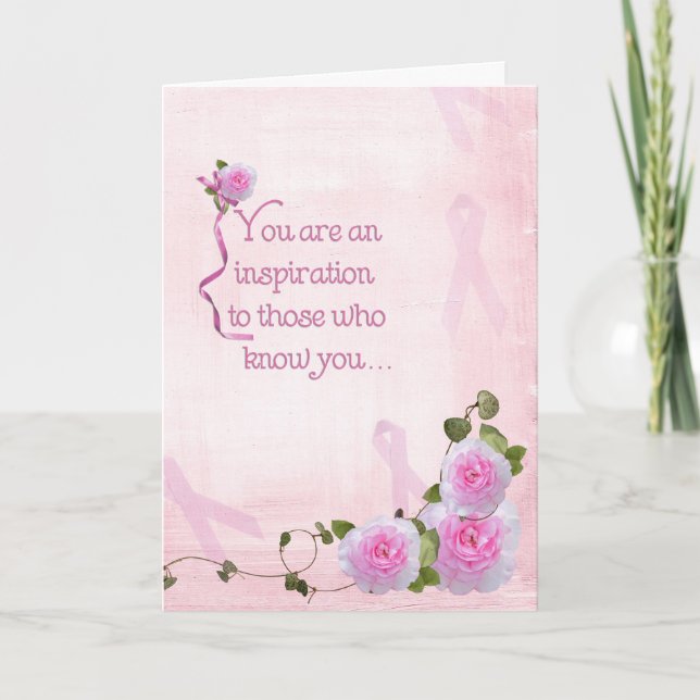 Carte Roses et rubans (Devant)