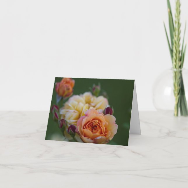 Carte Roses pour mère (Devant)