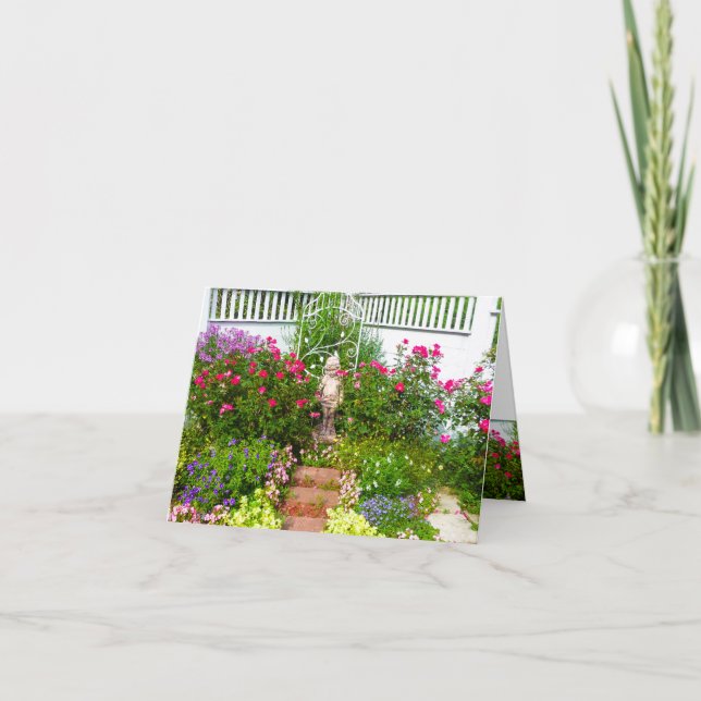 Carte Roses pour une petite fille (Devant)