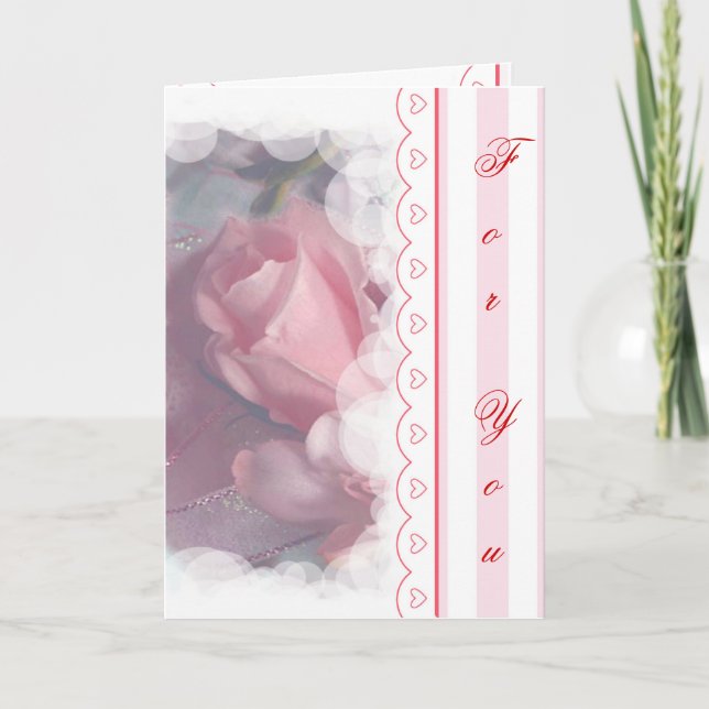 Carte roses pour vous (Devant)