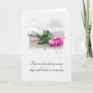 Carte Roses roses rose sympathiques sur la plage