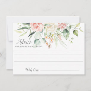 Carte Roses roses roses Eucalyptus Vert Conseils