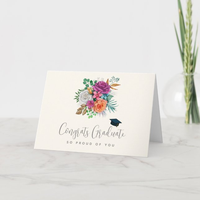Carte Roses Roses Roses Roses Roses, Orange et Blanches (Devant)