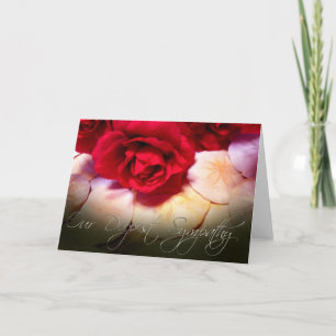 Carte Roses Rouges Dollars De Sable Sympathie la plus pr