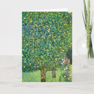 Carte Roses sous les arbres Gustav Klimt Impression d'a