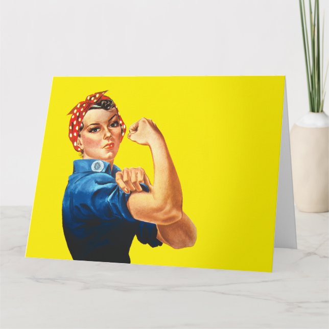 Carte Rosie Le Riveter (Devant)