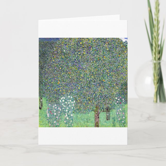 Carte Rosiers Sous Les Arbres, Gustav Klimt (Devant)