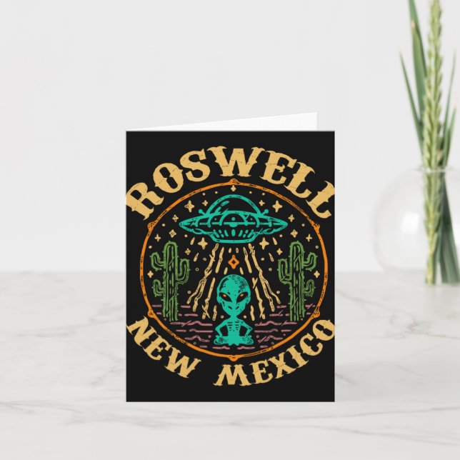 Carte Roswell Nm 1947 - Funny Roswell Aviation New Mexic (Devant)