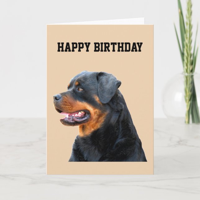 Carte Rottweiler (Devant)