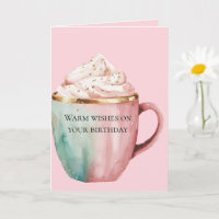 Rouge doré cacao Rose Menthe Vœux chauds Anniversa