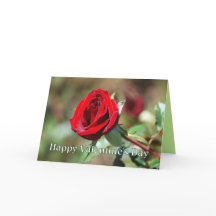 Carte rouge Heureuse Sainte-Valentin