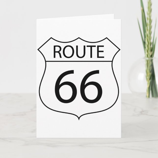 Carte Route 66 (Devant)