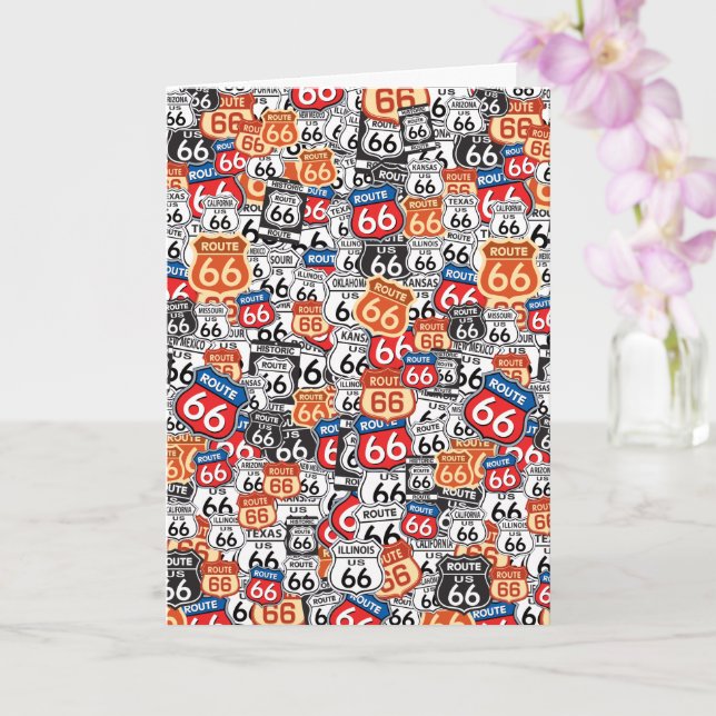 Carte Route 66 (Orchidée)