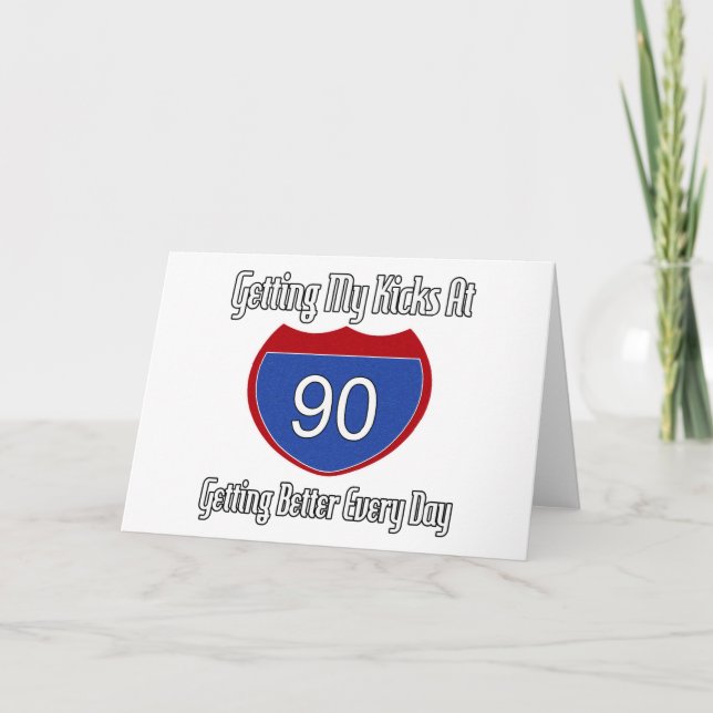 Carte Route 66 90e anniversaire (Devant)