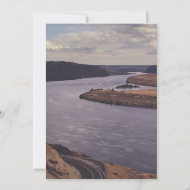 Carte Route le long de la rivière (Devant)