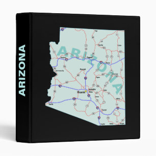 Carte routière Arizona Avery Classeur
