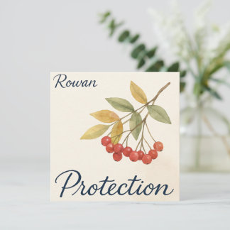 Carte Rowan Protection Card