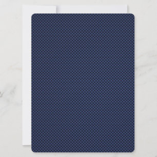 Carte Royal Blue Automotive Carbon Fiber Tressage d'impr