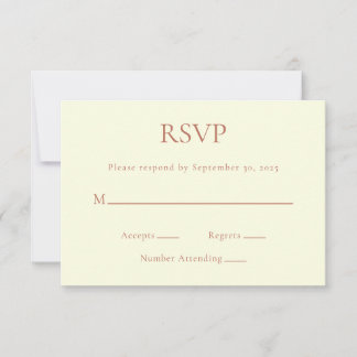 Carte RSVP