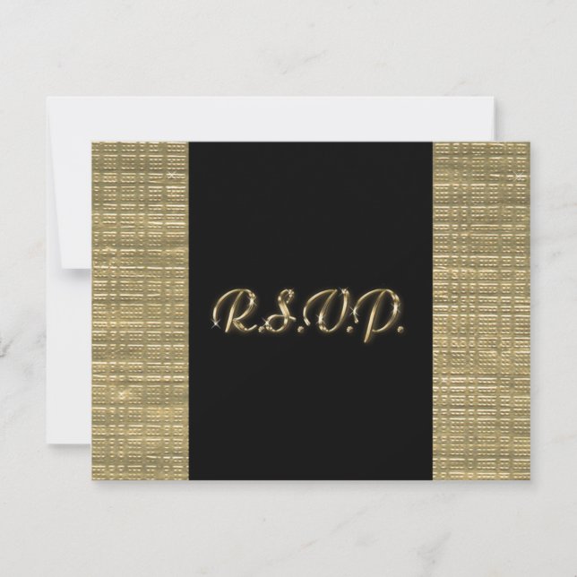 Carte RSVP 50 Anniversaire (Devant)