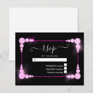 Carte RSVP 60e Anniversaire du Mariage diamant