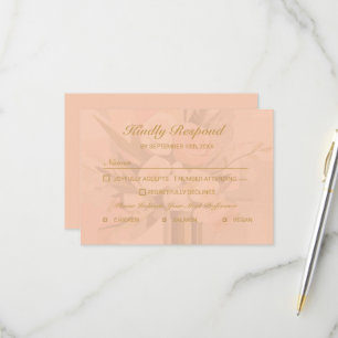 Carte RSVP Abstraite moderne